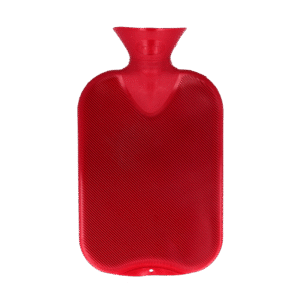 Fashy Kruik warm water zak cranberry dubbele rib