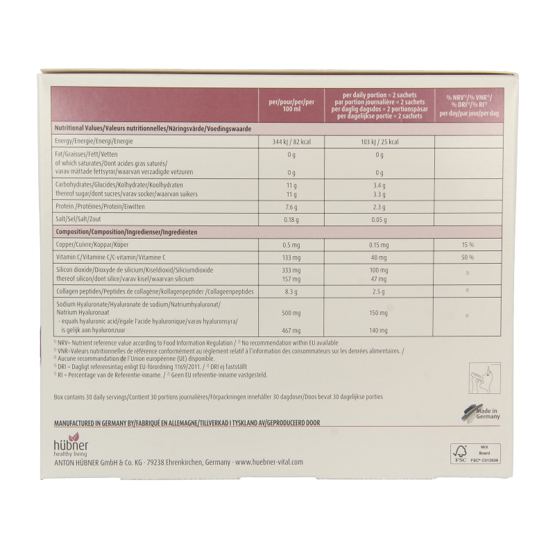 Hubner Original silicea kollagen plus collageen - Afbeelding 5