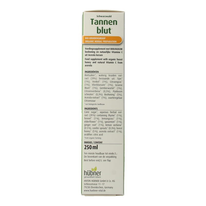 Hubner Tannenblut kruidensiroop bio - Afbeelding 3