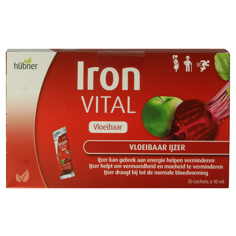 Hubner Iron vital vloeibaar ijzer 20x10ml