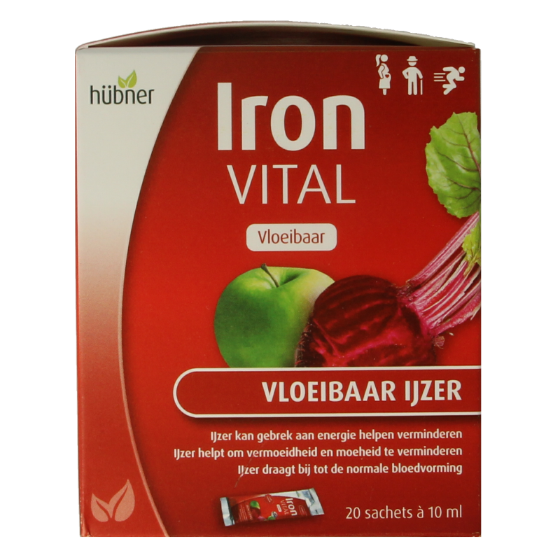Hubner Iron vital vloeibaar ijzer 20x10ml - Afbeelding 2
