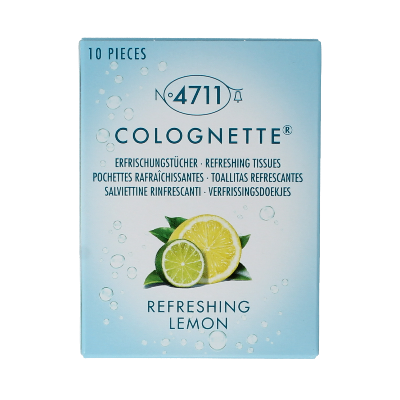 4711 Colognettes tissues lemon
