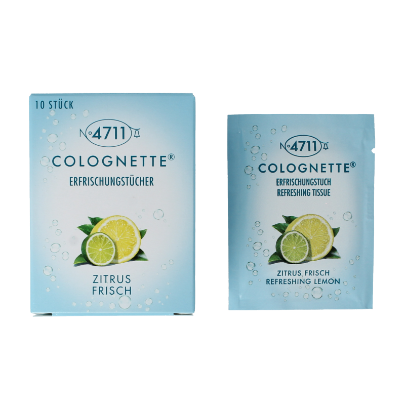 4711 Colognettes tissues lemon - Afbeelding 2