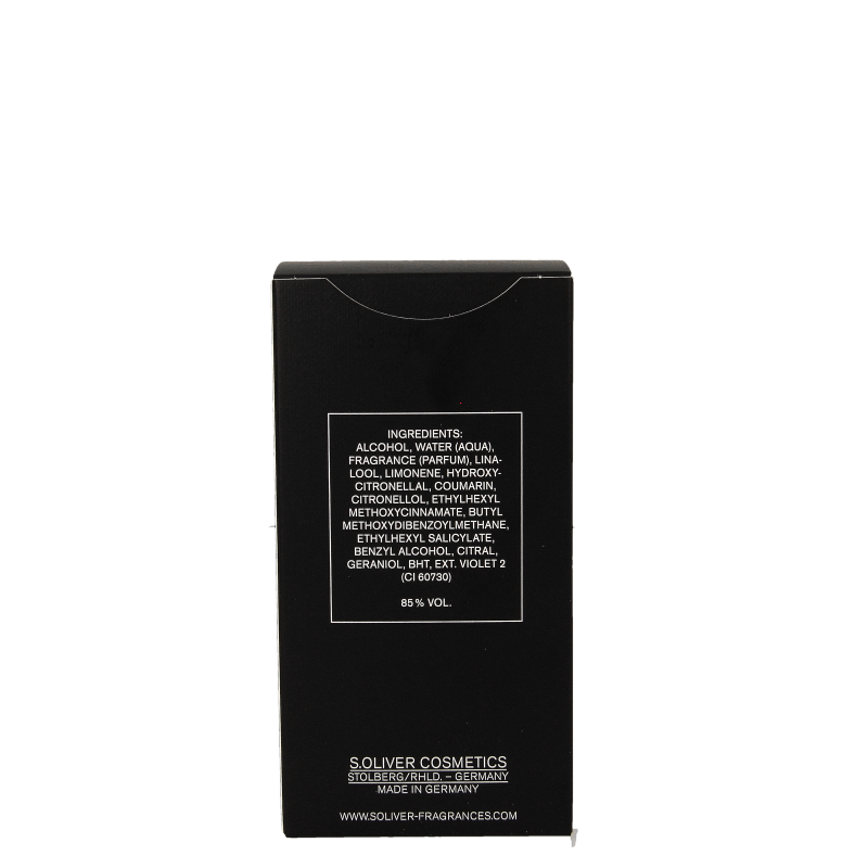 S Oliver For him black label eau de toilette - Afbeelding 2