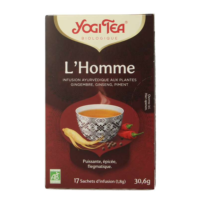 Yogi Tea Men's tea bio - Afbeelding 3