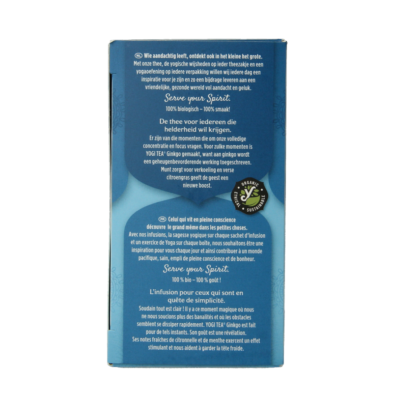 Yogi Tea Ginkgo bio - Afbeelding 2
