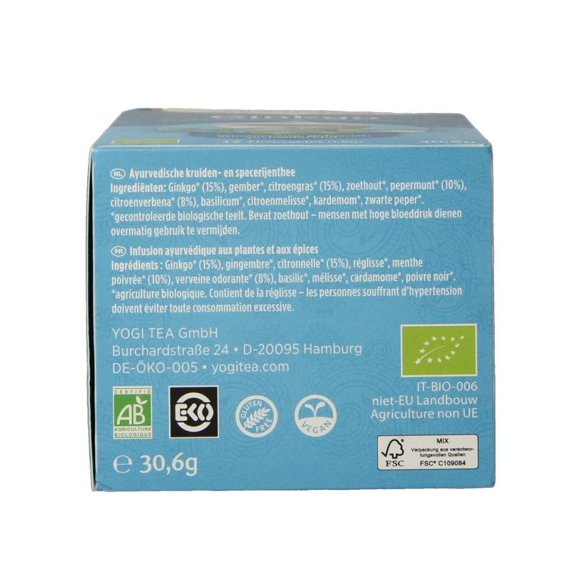 Yogi Tea Ginkgo bio - Afbeelding 6