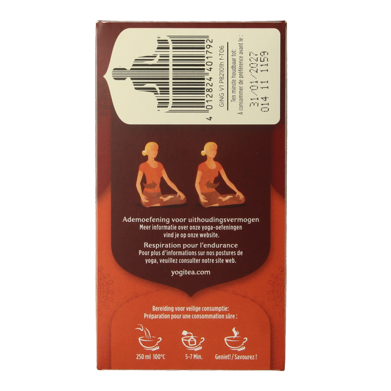Yogi Tea Ginger bio - Afbeelding 5