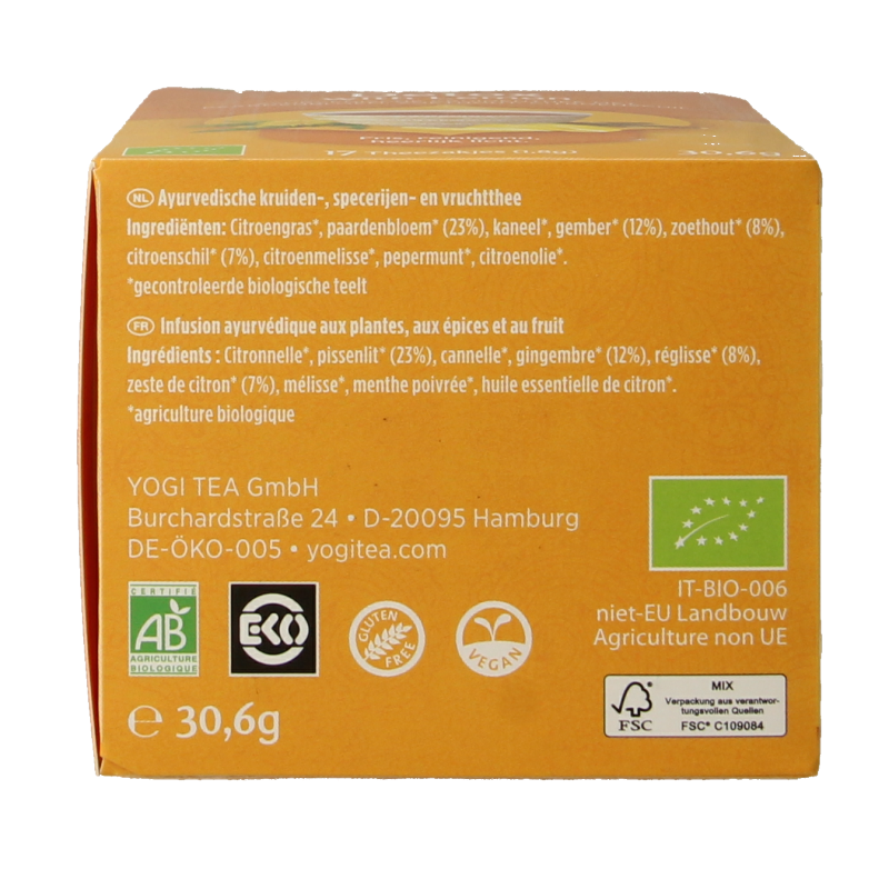Yogi Tea Detox with lemon bio - Afbeelding 4