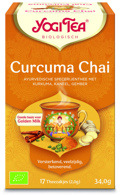 Yogi Tea Curcuma / turmeric chai tea bio - Afbeelding 7