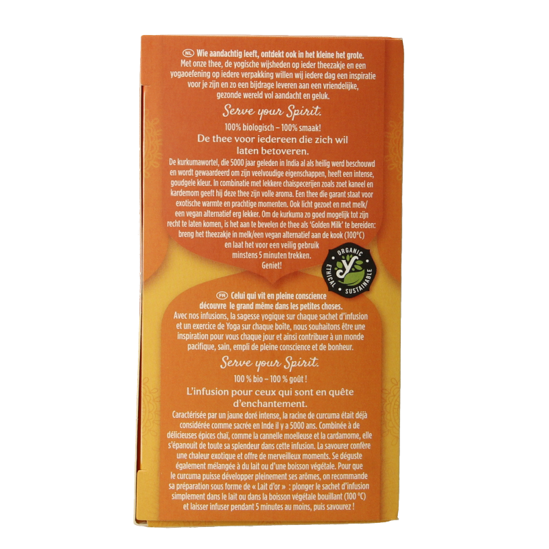 Yogi Tea Curcuma / turmeric chai tea bio - Afbeelding 2