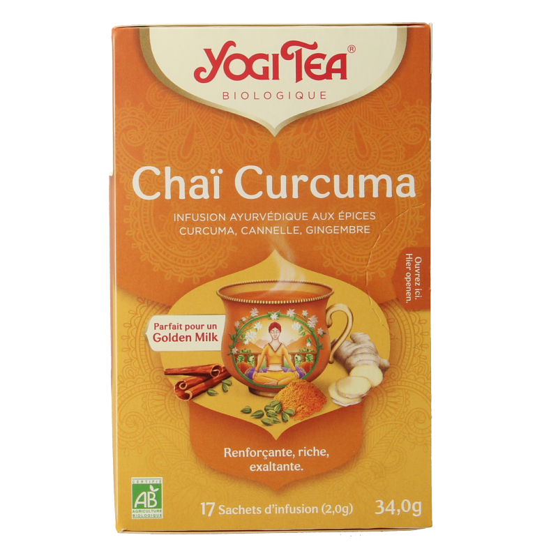 Yogi Tea Curcuma / turmeric chai tea bio - Afbeelding 4