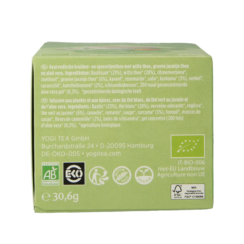 Yogi Tea White tea with aloe vera bio - Afbeelding 5