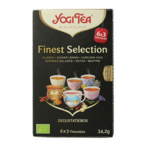 Yogi Tea Finest selection 6 x 3 stuks bio