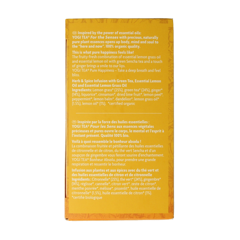 Yogi Tea Tea for the senses pure happiness bio - Afbeelding 2