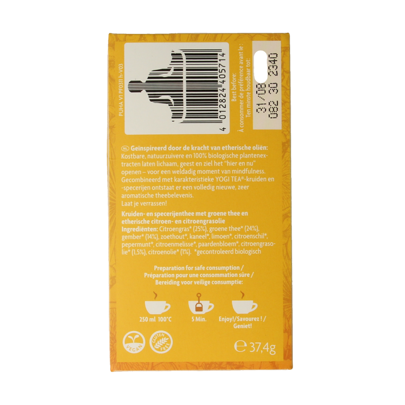 Yogi Tea Tea for the senses pure happiness bio - Afbeelding 4