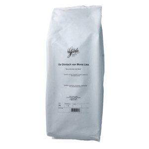 Geels Glimlach van Mona Lisa