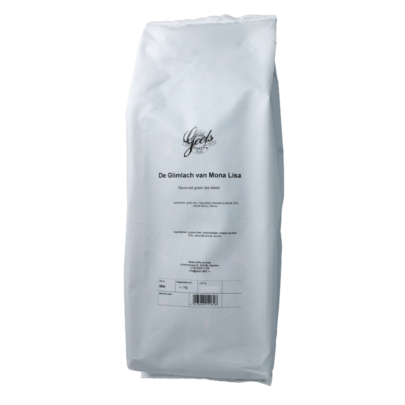 Geels Glimlach van Mona Lisa