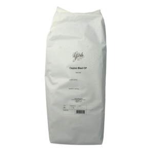 Geels Ceylon blad op