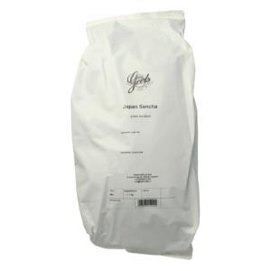 Geels Japanse sencha thee