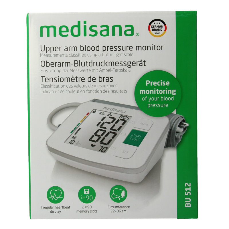 Medisana Bloeddrukmeter bovenarm BU512 - Afbeelding 4