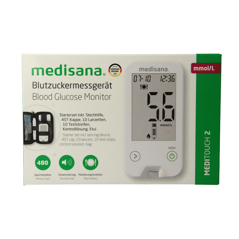 Medisana Meditouch 2 glucosemeter USB