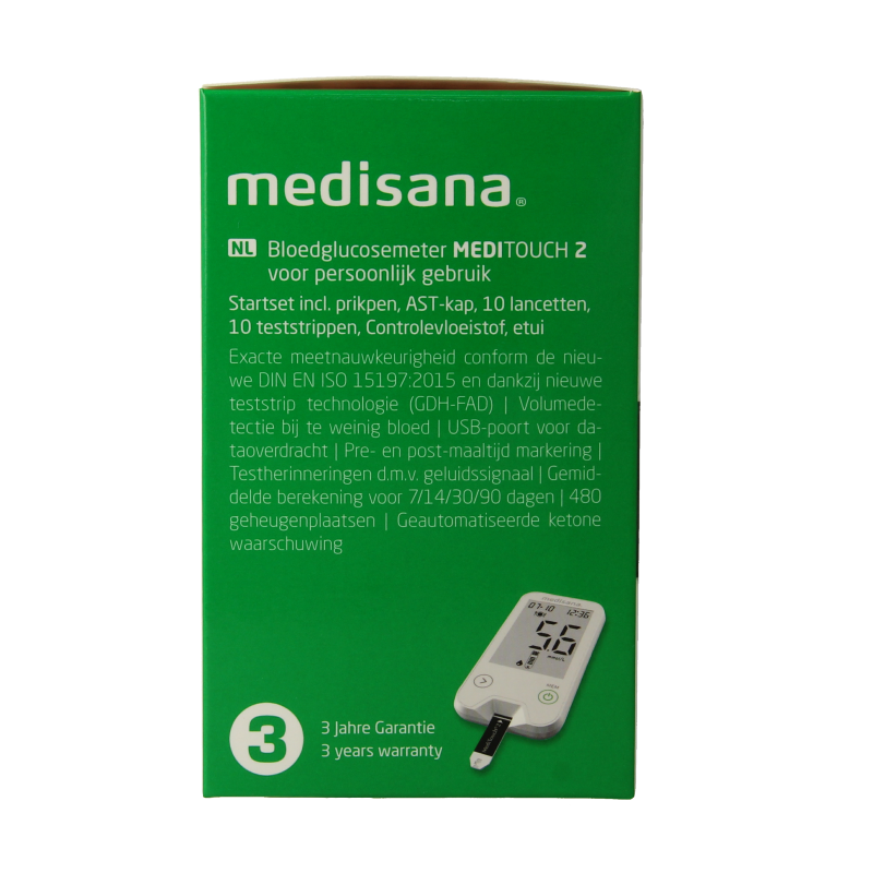 Medisana Meditouch 2 glucosemeter USB - Afbeelding 2