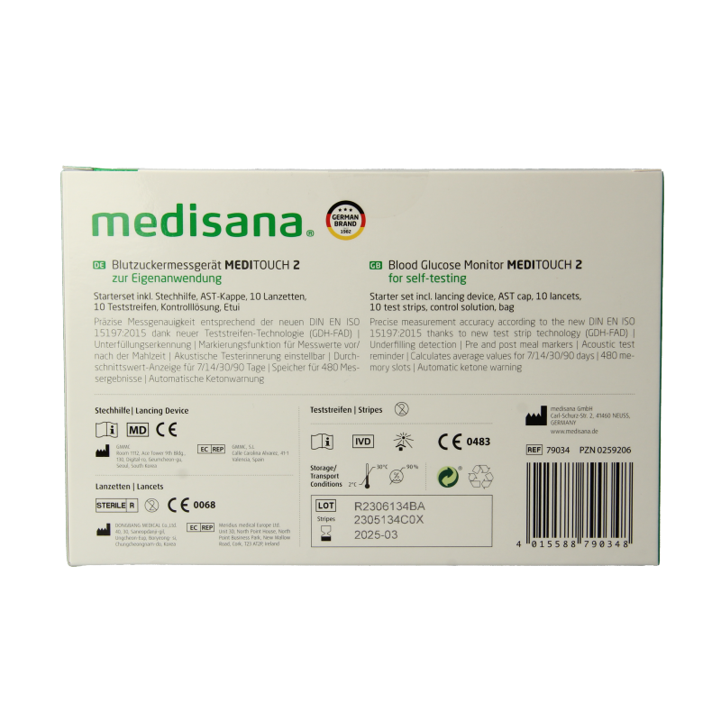 Medisana Meditouch 2 glucosemeter USB - Afbeelding 4