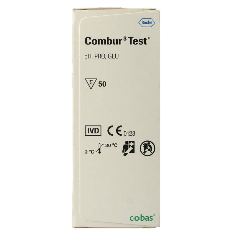 Roche Combur 3 teststrips - Afbeelding 2