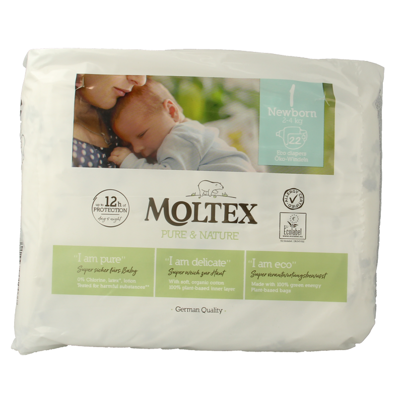 Moltex Pure & nature babyluiers newborn