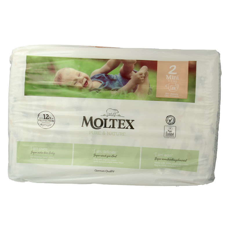 Moltex Pure & nature babyluiers mini