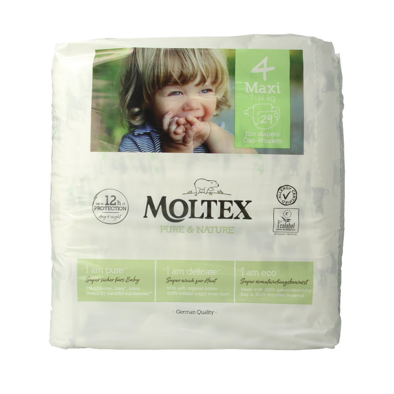 Moltex Pure & nature babyluiers maxi