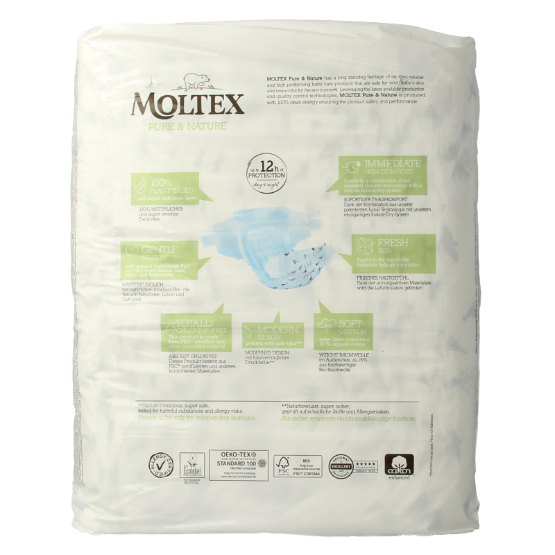 Moltex Pure & nature babyluiers XL - Afbeelding 3
