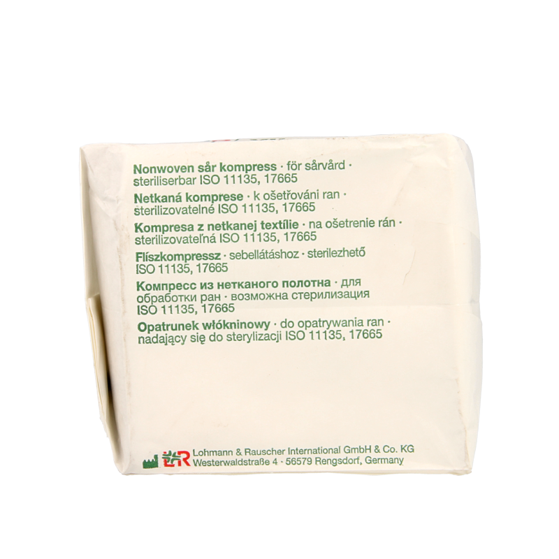 Vliwasoft Vlieskompres 10 x 10cm 4-laags - Afbeelding 2