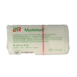 Mollelast Elastisch hydrofiel windsel 4m x 8cm