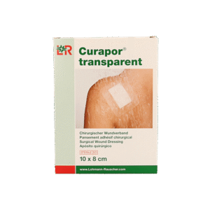 Curapor Transparant 10 x 8cm steriel