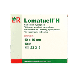 Lomatuell H gaasverband 10cm x 10cm