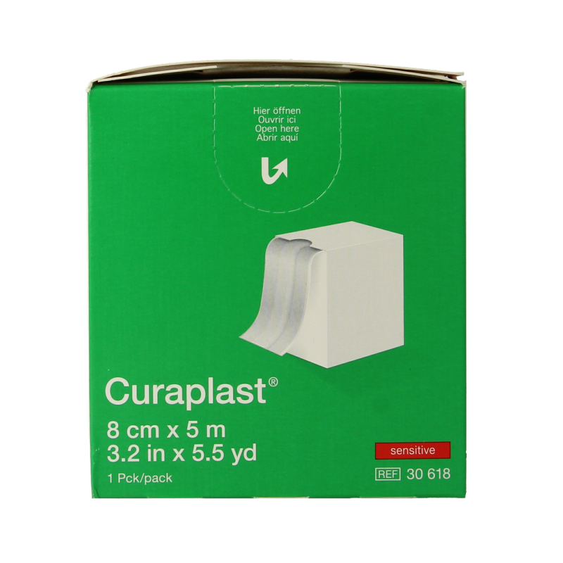 Curaplast Sensitive wondpleister 5m x 8cm - Afbeelding 2