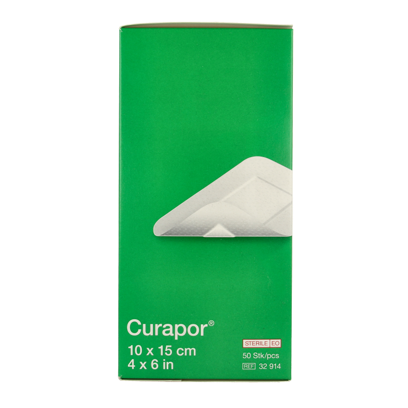 Curapor Wondpleister 10 x 15cm steriel - Afbeelding 2