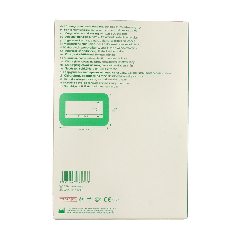 Curapor Wondpleister 10 x 15cm steriel - Afbeelding 3