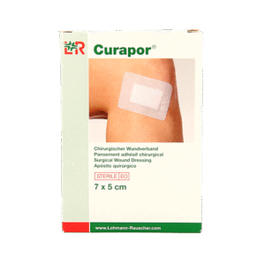 Curapor Wondpleister 7 x 5cm steriel