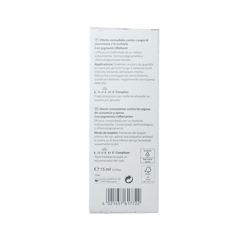 Lavera Eye cream illuminating - Afbeelding 3