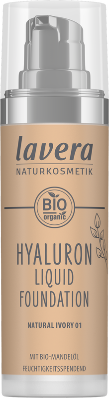 Lavera Hyaluron liquid foundation natural ivory 01 bio