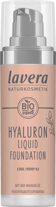 Lavera Hyaluron liquid foundation cool ivory 02 bio