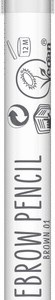 Lavera Eyebrow pencil/wenkbrauw potlood brown 1