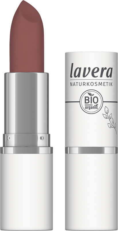 Lavera Lipstick velvet matt auburn brown 02 bio