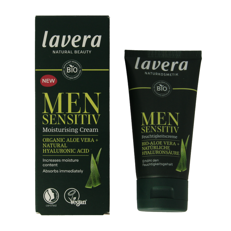 Lavera Men sensitiv moisturizing cream bio - Afbeelding 2