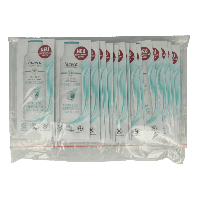 Lavera Basis Sensitive shampoo moisture & care sample - Afbeelding 2
