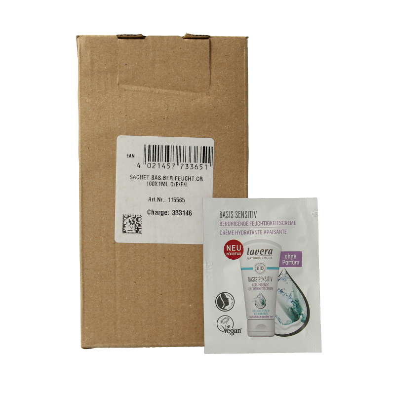 Lavera Sample basis sensitive moisturizing cream bio - Afbeelding 2