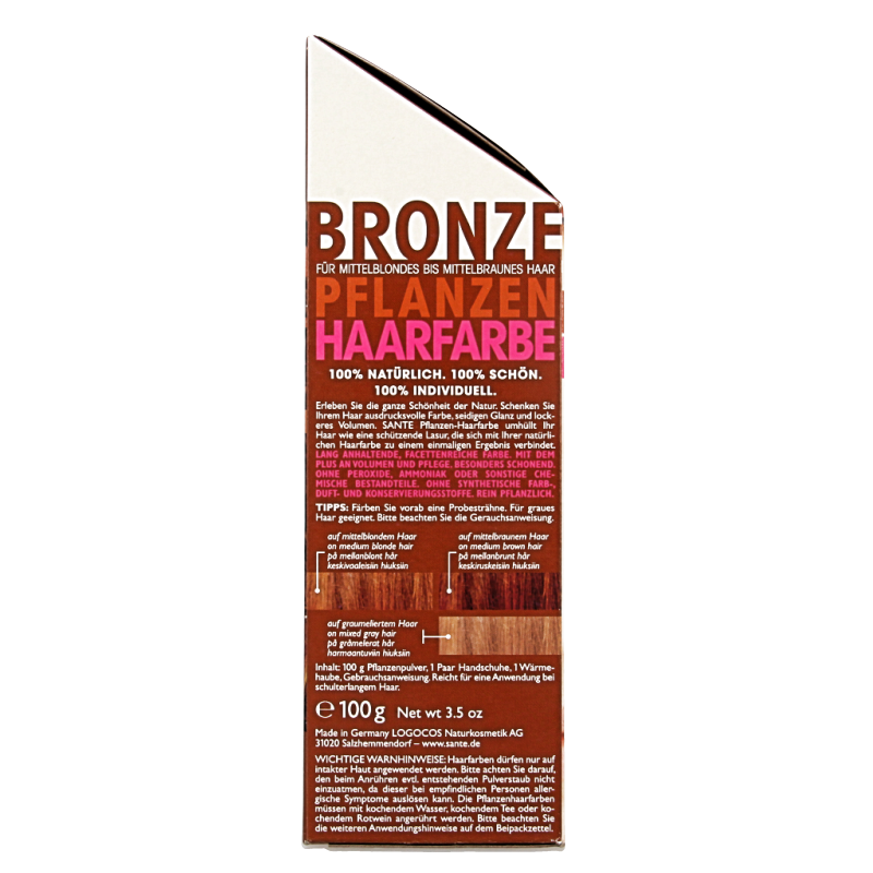 Sante Haarverf brons bruin BDIH - Afbeelding 2